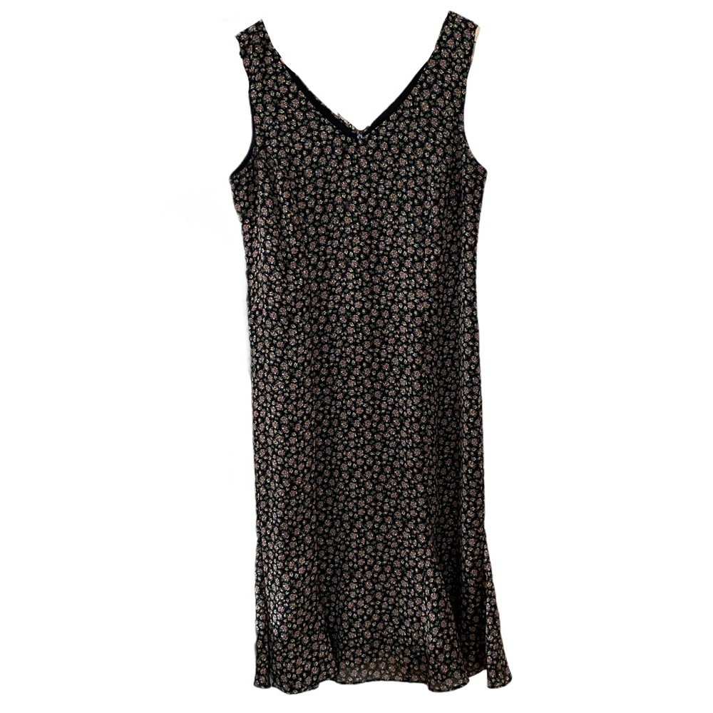 Vintage 90’s Floral Midi Fit & Flare Dress